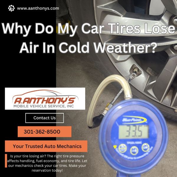 Why Do My Car Tires Lose Air In Cold Weather?